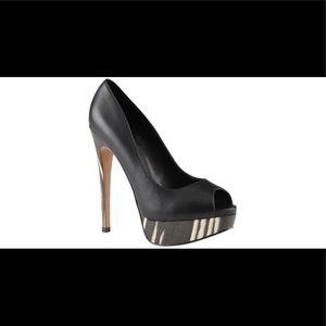 Aldo Jakoubek Peep Toe Platform Heels NIB